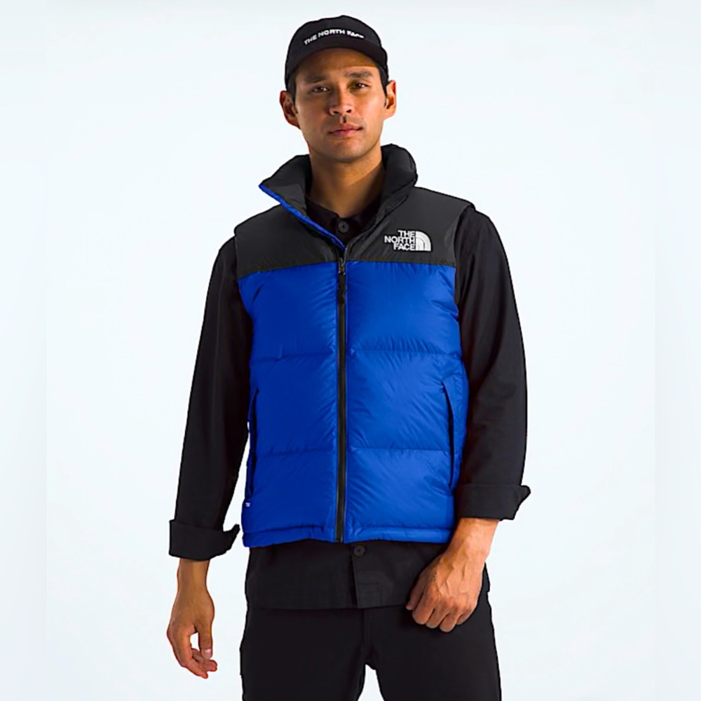 MENS THE NORTH FACE 1996 RETRO NUPTSE DOWN PUFFER VEST, SMALL